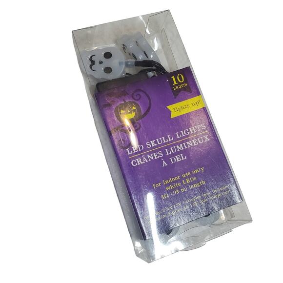 Halloween String Light Bundle Pumpkins Bats Skulls LED NEW Lighting Decor - Picture 10 of 12